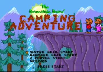 Berenstain Bears' Camping Adventure, The (USA) screen shot title